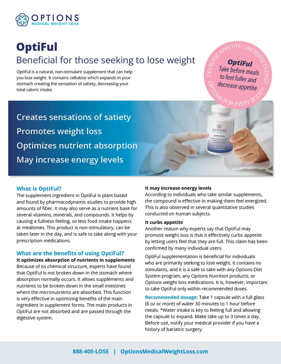 options medical weight loss OptiFul – Options Nutrition