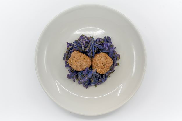 Chicken Meatballs with Cabbage